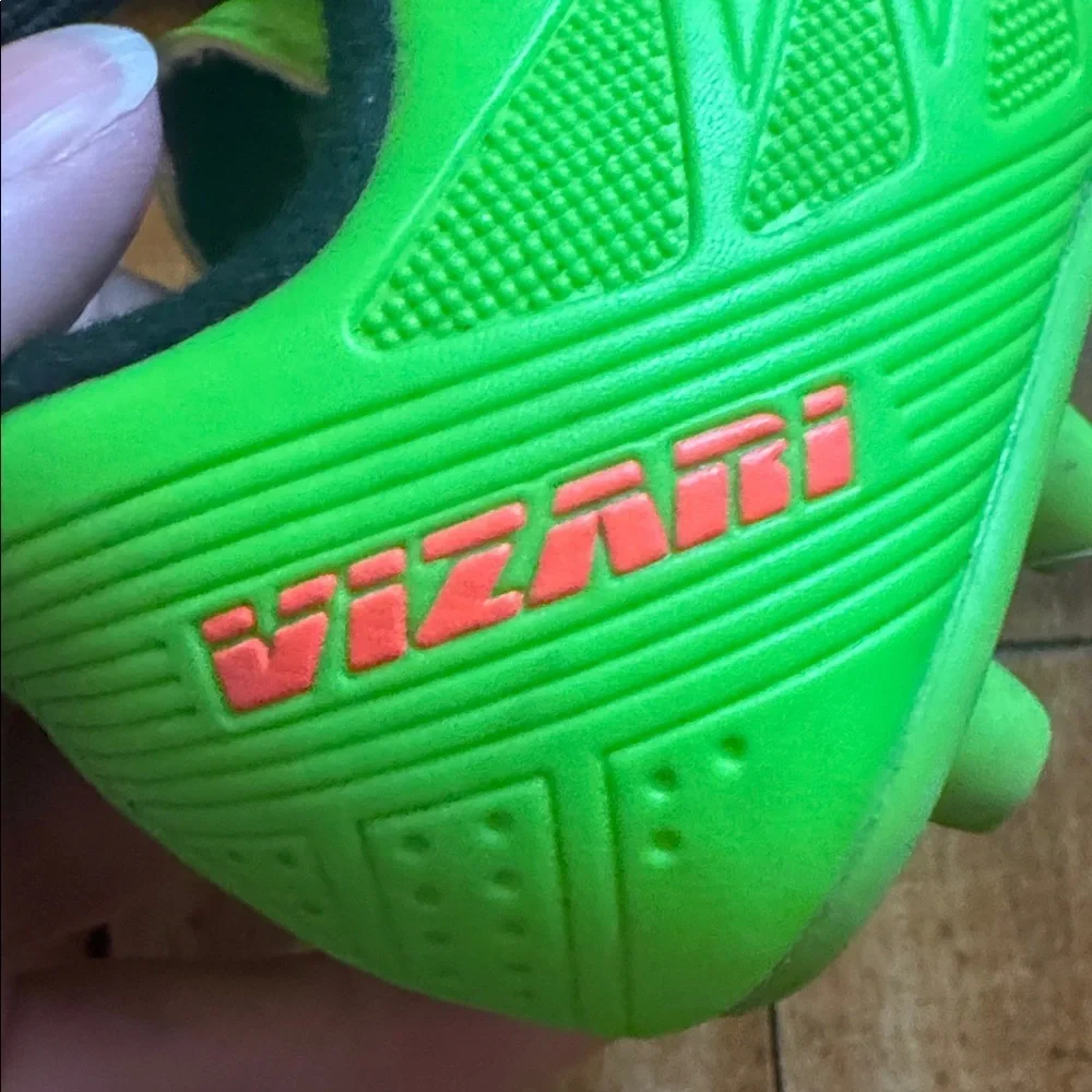 Vizari Soccer Cleats 8 C Green orange spring summer unisex neon